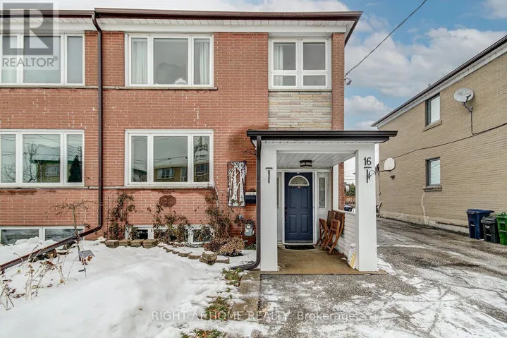 16 ALLENBY AVENUE, Toronto (Elms-Old Rexdale), Ontario M9W1S4