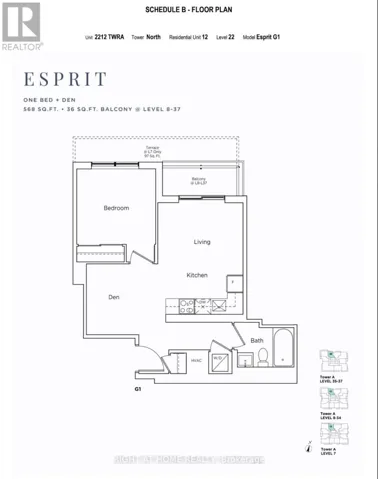 2212 - 2851 HIGHWAY 7, Vaughan (Vaughan Corporate Centre), Ontario L4K1W2