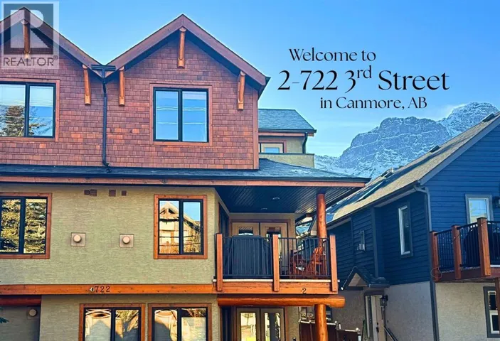 2, 722 3rd Street, Canmore, Alberta T1W2J6
