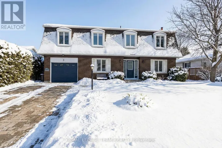 3 ROBERTA CRESCENT, Ottawa, Ontario K2J1G5
