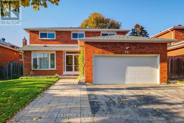 72 HIGHGATE DRIVE, Markham (Milliken Mills West), Ontario L3R3R9