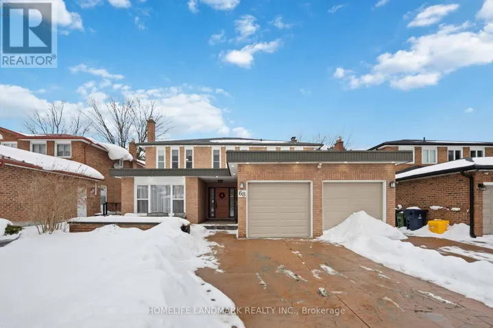 68 LINDERWOOD DRIVE, Toronto (Centennial Scarborough), Ontario M1C3P8