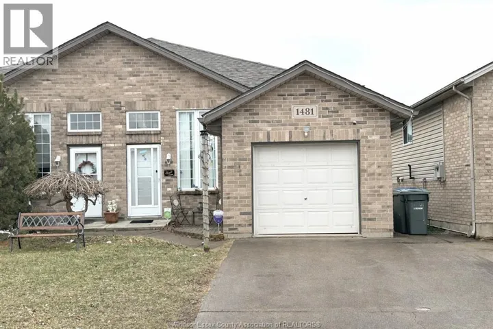 1481 HIGHNOON DRIVE, Windsor, Ontario N9G3B6