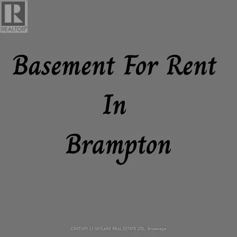 BASEMENT - 69 PRINCETON TERRACE, Brampton (Northgate), Ontario L6S3S5