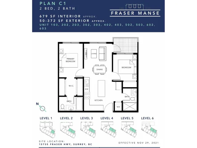 502 15739 FRASER HIGHWAY, Surrey, British Columbia V4N1G9