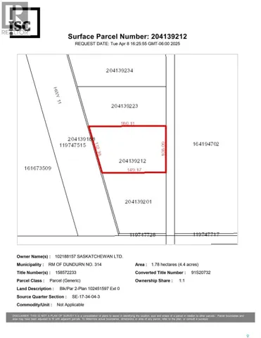 2 2 11 HIGHWAY, Dundurn Rm No. 314, Saskatchewan S7T0J1
