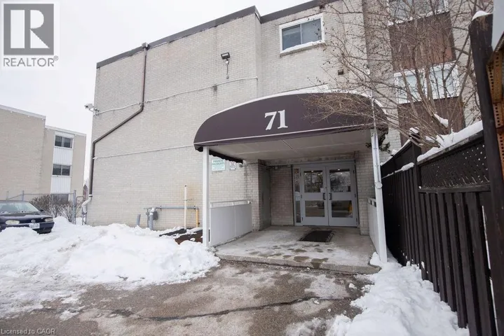 71 VANIER Drive Unit# 110, Kitchener, Ontario N2C1J4