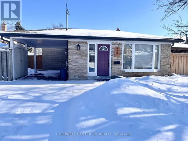 850 SANOK DRIVE, Pickering (West Shore), Ontario L1W2R2