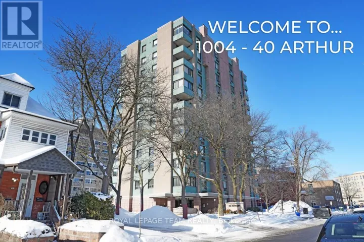1004 - 40 ARTHUR STREET E, Ottawa, Ontario K1R7T5
