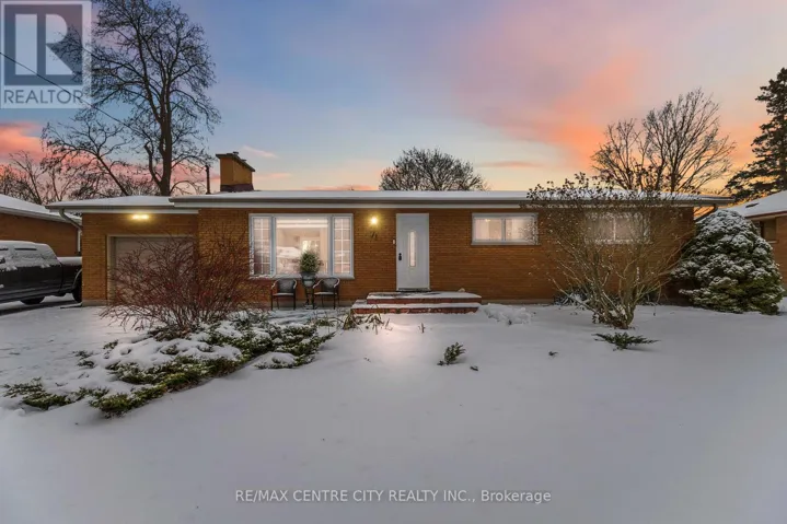 71 SUNRAY AVENUE, London South (South V), Ontario N6P1C1