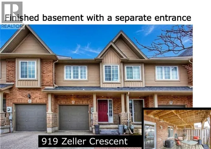 919 ZELLER Crescent, Kitchener, Ontario N2A0C7