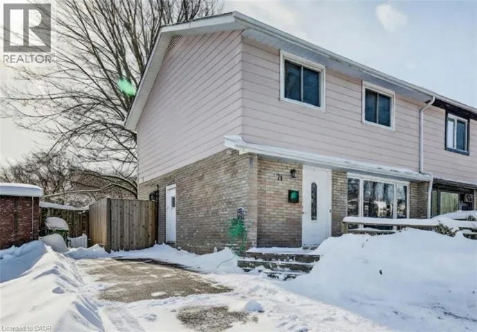 71 SHADELAND Crescent, Kitchener, Ontario N2M2J1