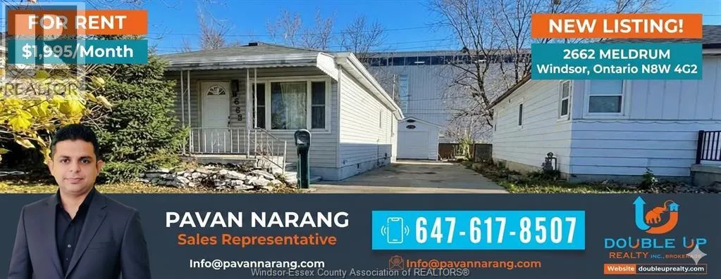 2662 MELDRUM, Windsor, Ontario N8W4G2