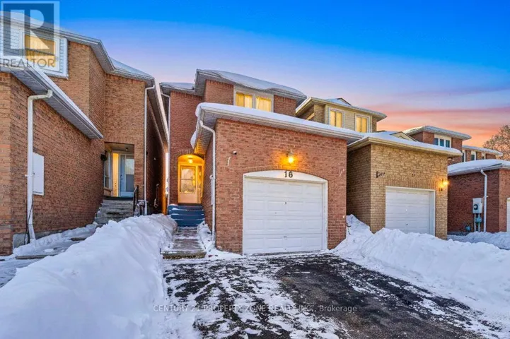 16 CHAD CRESCENT, Toronto (Malvern), Ontario M1B2Z6