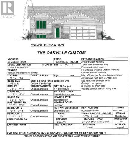 39 Mulberry ST, Sault Ste. Marie, Ontario P6B0G2