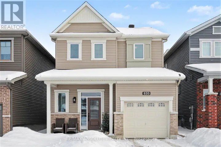 633 GERANIUM WALK, Ottawa, Ontario K2S2J3