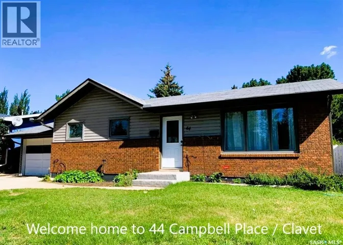 44 Campbell PLACE, Clavet, Saskatchewan S0K0Y0