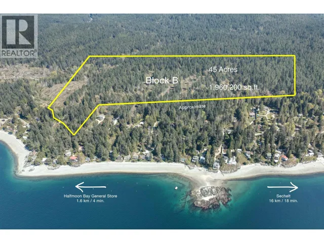Block B PRIESTLAND ROAD, Halfmoon Bay, British Columbia V0N1Y0
