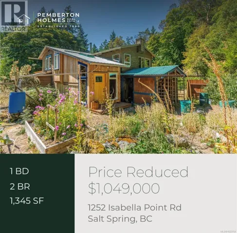 1252 Isabella Point Rd, Salt Spring, British Columbia V8K2T9