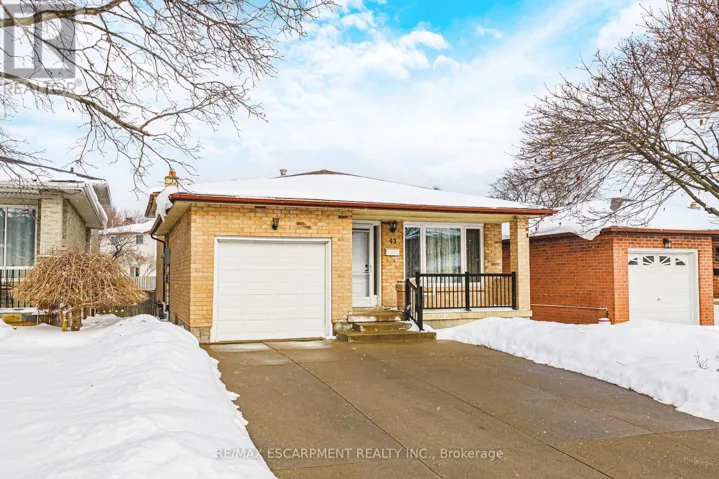 43 EVEREST STREET, Hamilton (Templemead), Ontario L8W2J5