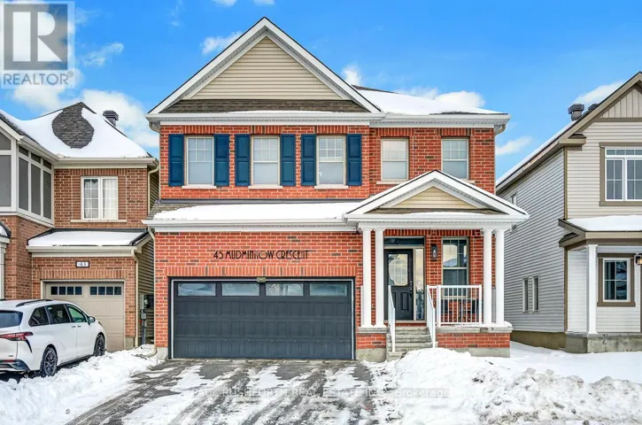 45 MUDMINNOW CRESCENT, Ottawa, Ontario K4A5H9