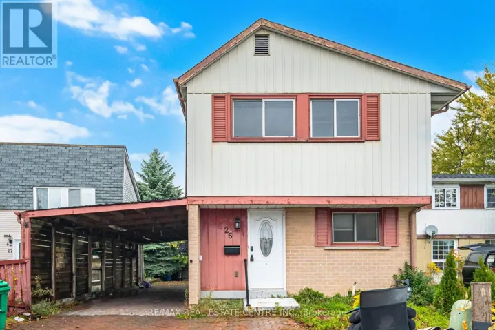 26 HALEY COURT, Brampton (Central Park), Ontario L6S1N6