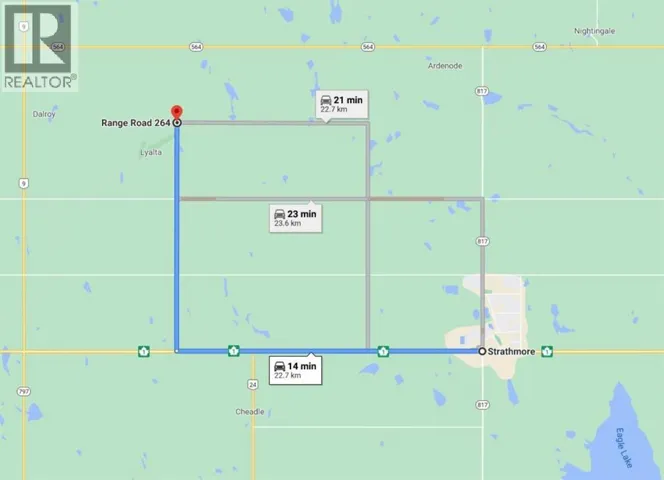 W4R26T25S16QNW Range Road 264 Range, Rural Wheatland County, Alberta T0L0Y0