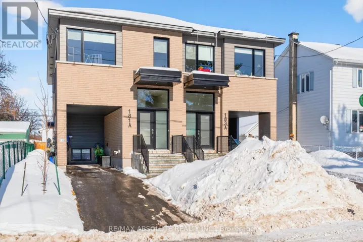 B - 181 COLUMBUS AVENUE, Ottawa, Ontario K1K1P7