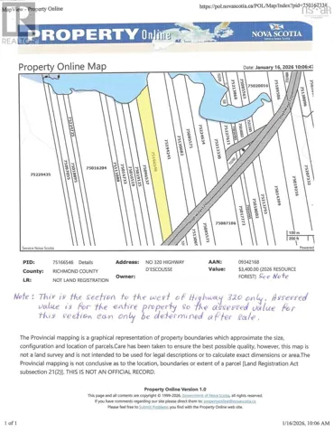 320 Highway, D'Escousse, Nova Scotia B0E1K0