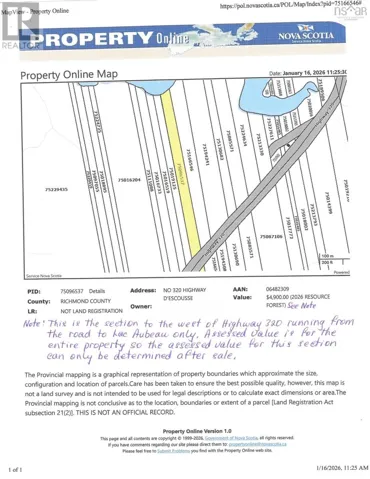 320 Highway, D'Escousse, Nova Scotia B0E1K0