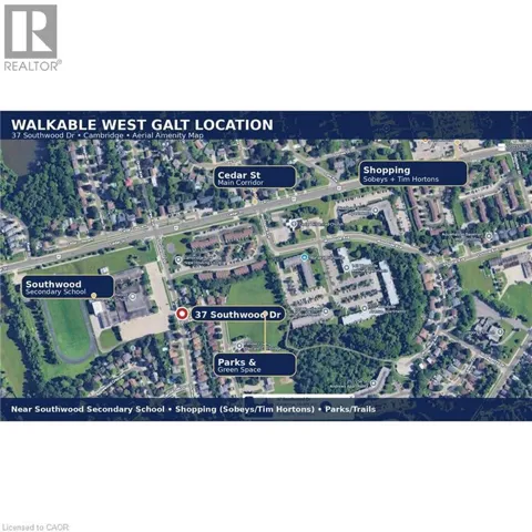 37 SOUTHWOOD Drive, Cambridge, Ontario N1S3S3