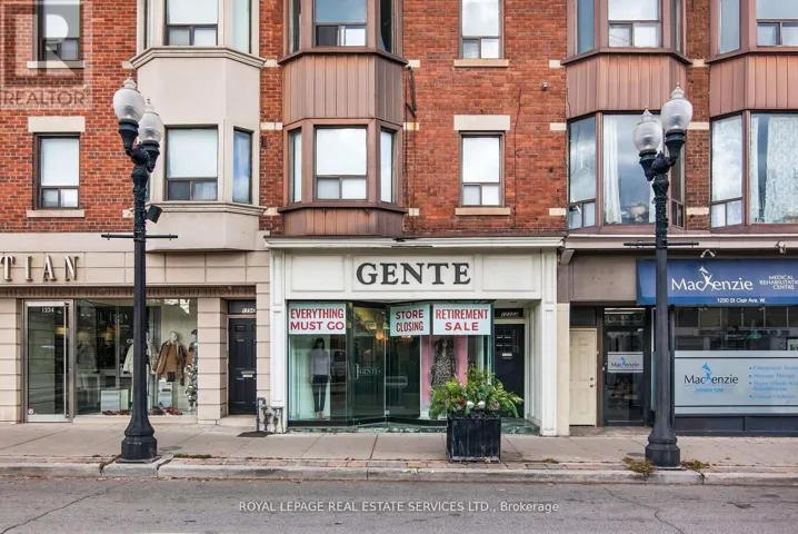 1232 ST CLAIR AVENUE W, Toronto (Corso Italia-Davenport), Ontario M6E1B7