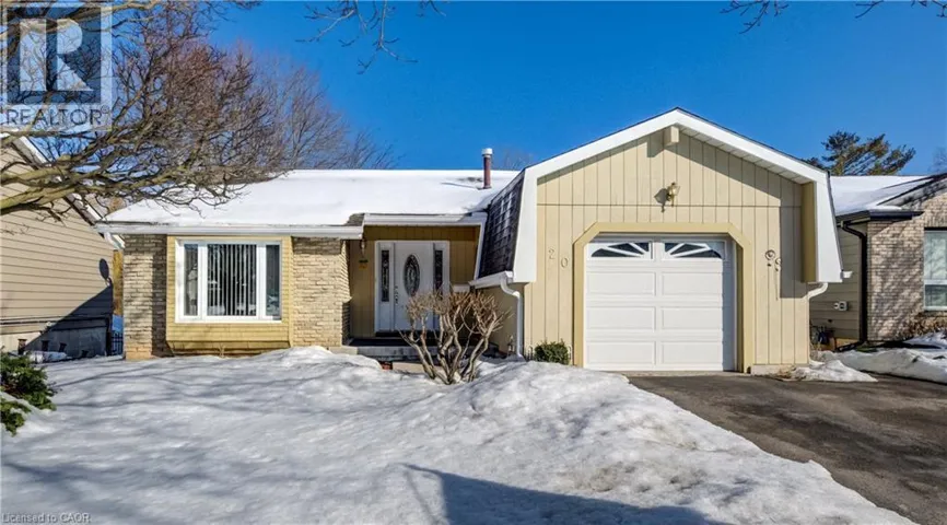 20 ROYAL ORCHARD Drive, Kitchener, Ontario N2N1J6
