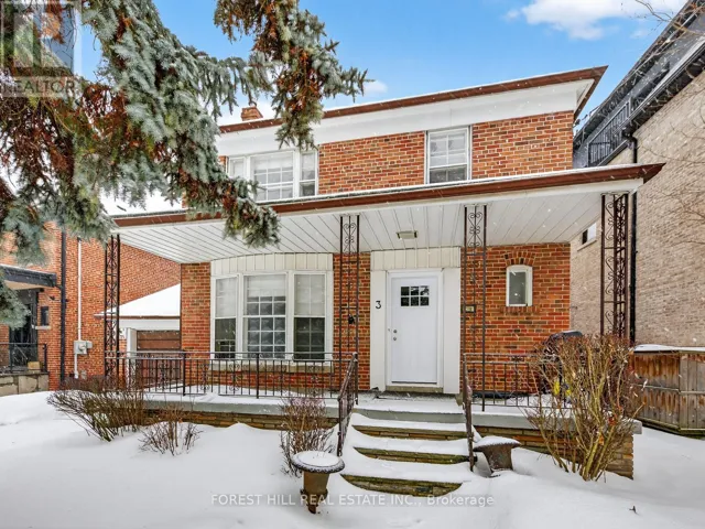 3 WESTOVER HILL ROAD, Toronto (Humewood-Cedarvale), Ontario M6C3J3