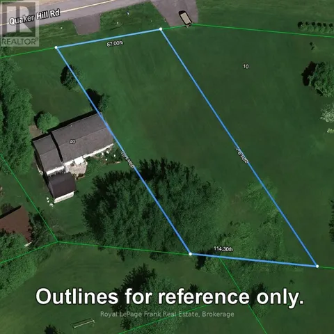 LOT 59 QUAKER HILL ROAD, Greater Napanee (Greater Napanee), Ontario K7R3K7