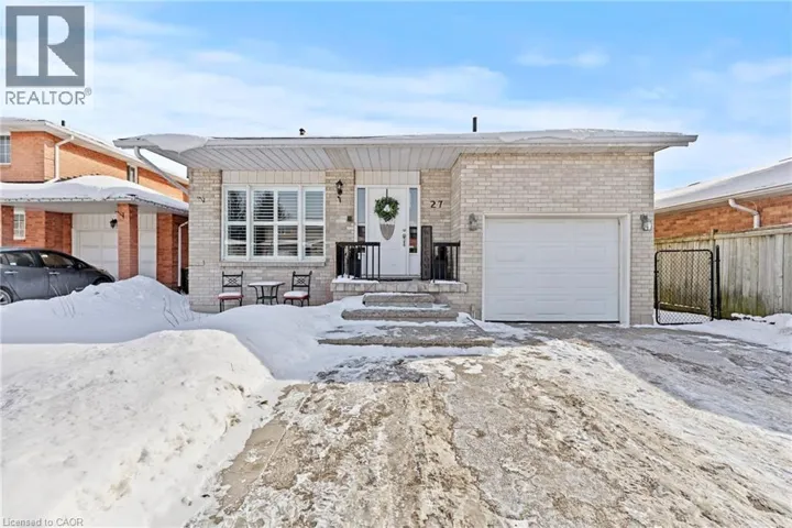 27 BARBARA Court, Hamilton, Ontario L8W2M1