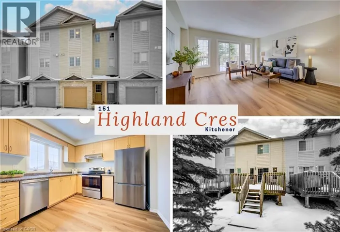 151 HIGHLAND Crescent, Kitchener, Ontario N2M0A1