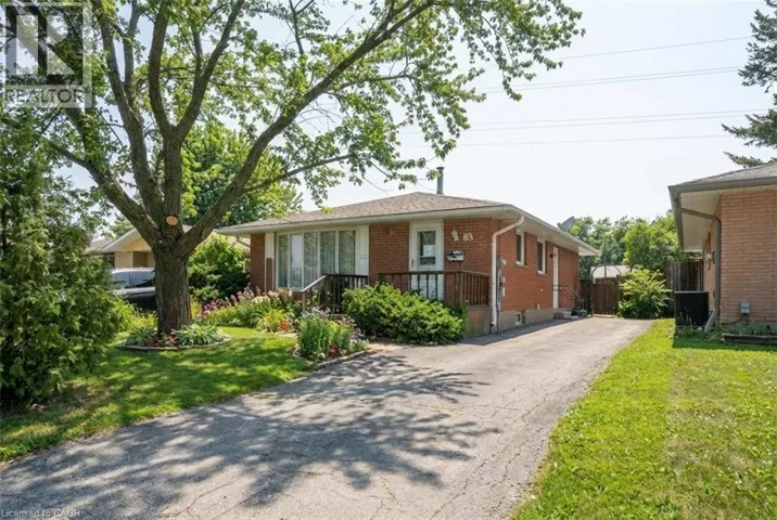 66 GENEVA Crescent, Kitchener, Ontario N2E1M9