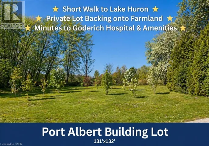 7 WILLIAM Street, Port Albert, Ontario N7A3X9