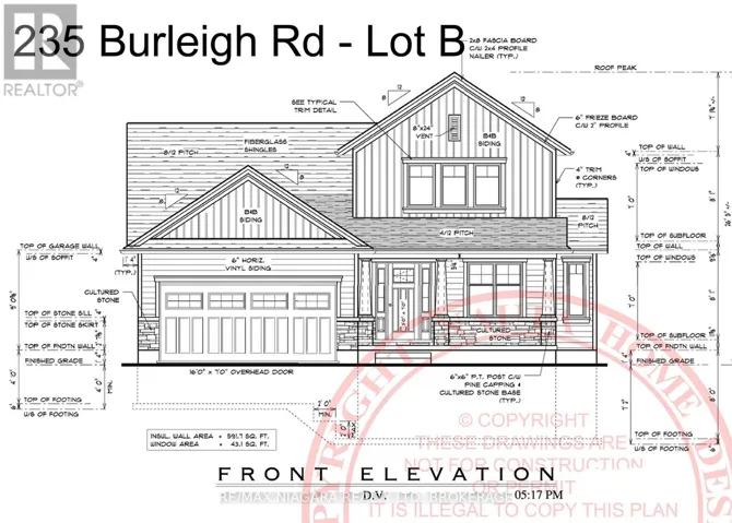 LOT B - 235 BURLEIGH ROAD N, Fort Erie (Ridgeway), Ontario L0S1N0
