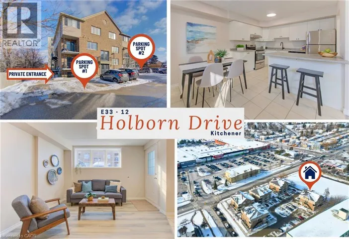 12 HOLBORN Drive Unit# E33, Kitchener, Ontario N2A0A4
