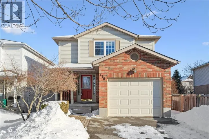 278 MARENGO Court, Waterloo, Ontario N2K3X2