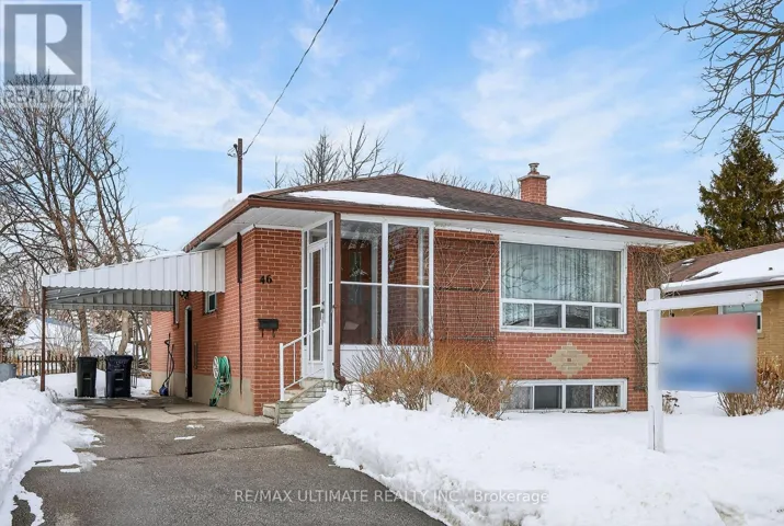 46 MEDINA CRESCENT, Toronto (Bendale), Ontario M1K4B7