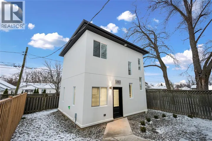 663 ALEXANDRINE STREET, Windsor, Ontario N8X3C1