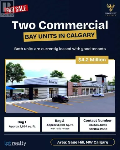 120 & 130, 3950 Sage Hill Drive NW, Calgary, Alberta T3R2A4