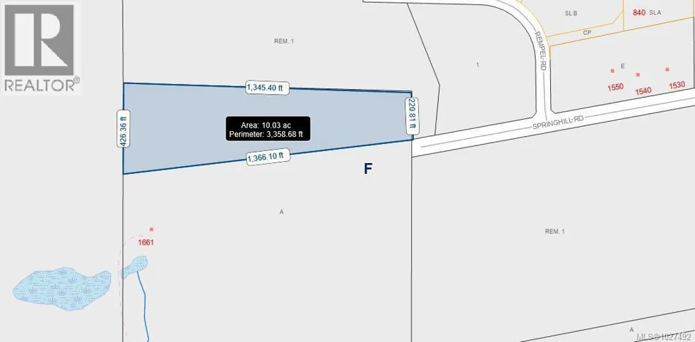 LT 1 Springhill Rd, Parksville, British Columbia V9P2B8
