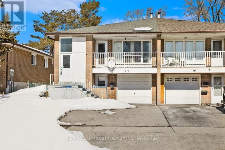 74 GLENSTROKE DRIVE, Toronto (Agincourt South-Malvern West), Ontario M1S2Z9