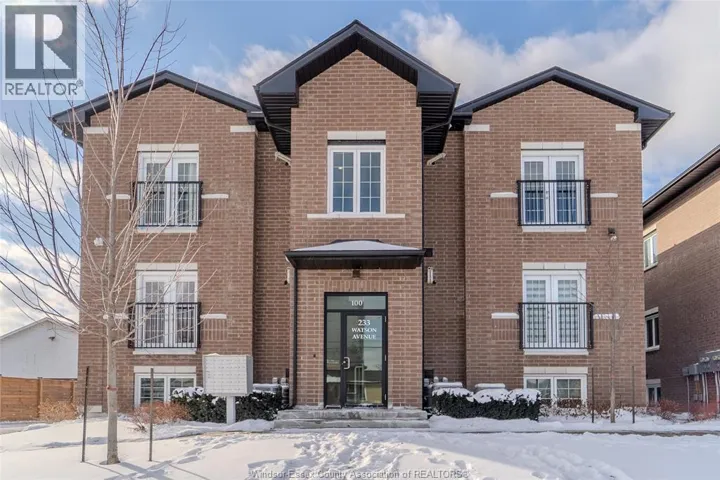 233 Watson AVENUE Unit# 101, Windsor, Ontario N8S3R8