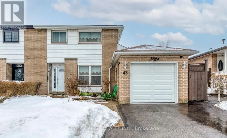 43 FLAMINGO CRESCENT, Brampton (Southgate), Ontario L6T2G6