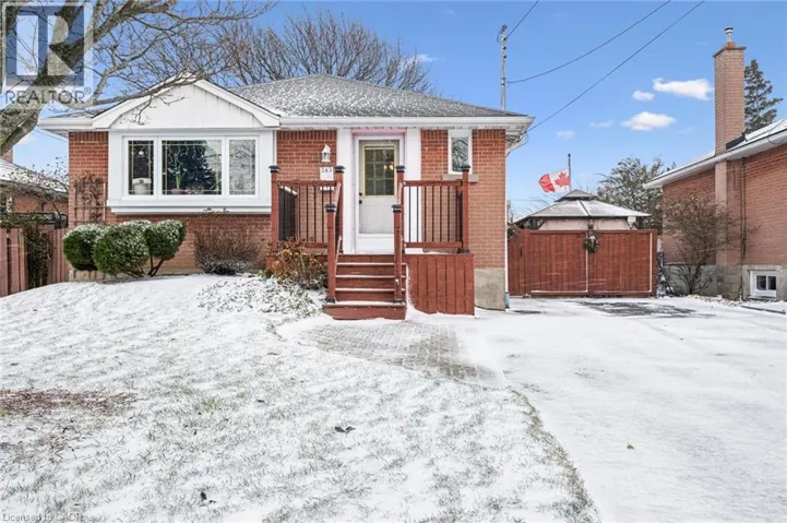 263 EAST 36TH Street, Hamilton, Ontario L8V3Z6